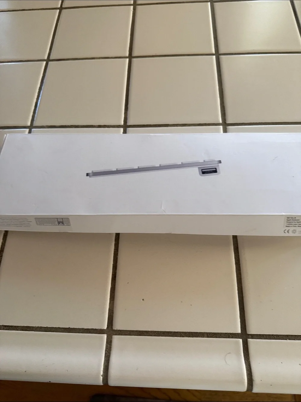 Apple Magic Keyboard with Numeric Keypad — White and Silver